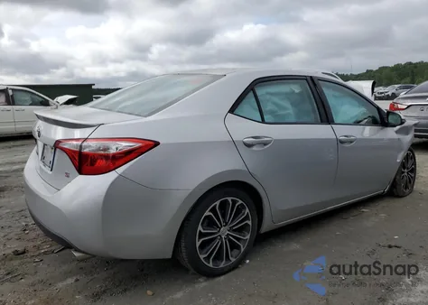 2015 Toyota Corolla L z USA, uszkodzony, nr VIN 2T1BURHE5FC294768